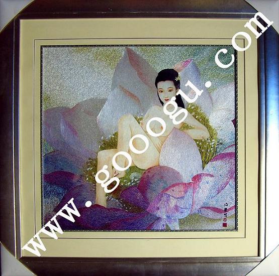 刺繡畫(huà) 刺繡工藝品 蘇繡裝飾畫(huà)